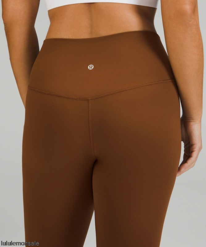 Lululemon Damen DELULU197 | Geröstetes Braunes Ausrichten Hochhausernte 23